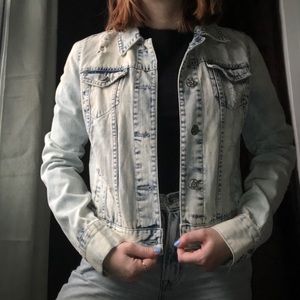 light wash jean jacket
